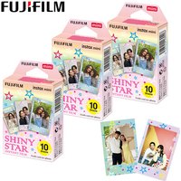 10/20/30Sheets Fujifilm Shiny Star Instax Mini Color Film Photo Paper For Fuji Mini 12 8 9 7s 25 26 70 90 Instant Camera SP-1 2