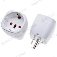 US Canada Mexico AC Power Electric Plug To EU Switzerland Italy Charging converter Plug Travel Adaptor Adapter Converter