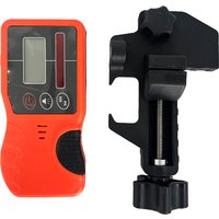 Heipoe Receiver of Self-leveling Rotary Laser Level / Ourdoor Rotating laser Level Detector with Heavy-duty clamp