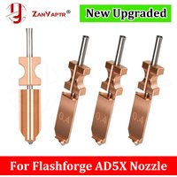Nozzle For Flashforge Upgrade Detachable New Upgraded Bimetallic Hardened Steel Hotend Nozzle 0.4mm 0.6mm 0.25mm 0.8mm
