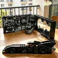 In Stock MOC 3981PCS Home Decor Batcave Shadow Box Building Blocks Classic Model Bricks Toys for Birthday Christmas Present