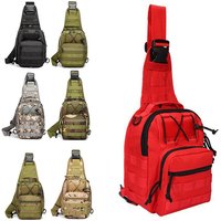 Versatile Tactical Chest Bag Men Outdoor EDC Shoulder Sling Bag Hunting Concealed Range Bag Waterproof Hiking Camping Day Pack