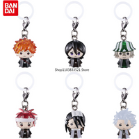 Original BLEACH Gashapon Toys Kurosaki Ichigo Hitsugaya Toushirou Urahara Kisuke Action Figure Model Keychain Kids Surprise Gift