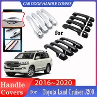 For Toyota Land Cruiser J200 200 Roraima facelift 2016-2020 Car Door Handle Covers Exterior Scratch Protective Decor Accessories