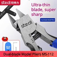 Stedi MS-112 Double-Edged Model Nipper HRC58-62 Double Safety Limit for Gundam Plastic Model Craft Hand Tool