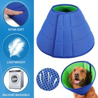 Collier conique pour chien, protection des plaies, empêche les mordre, les rayures de la léchage, collier de récupération pour grands, moyens et petits chiens après une chirurgie
