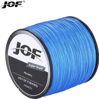 JOF 8 brins 1000M 500M 300M ligne de pêche tressée Multifilament Pesca carpe tissage Super fort mer eau salée extrême 100% PE