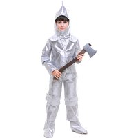 Boy Tin Man Costume The Wizard of OZ Tinman Cosplay Outfit Halloween Carnival Purim Tin Man Fantasia Fancy Dress