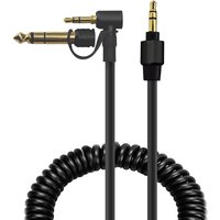 3.5mm To 3.5mm/6.5mm Replacement Aux Audio Cable Compatible with Beats By Dr Dre Pro Detox Edition Headphones for PC MP3 Speaker