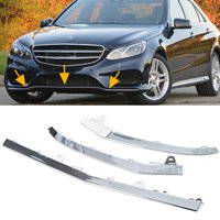 Front Bumper Lower Lip Trim For Mercedes Benz E-Class W212 E350 2014 2015 2016 Chrome Trim Molding A2128852774 A2128852774