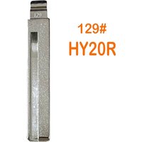 10pcs 129# 129 HY20R Metal Uncut Blank Flip Remote Key Blade for Hyundai Kia for Keydiy KD Xhorse VVDI JMD Car Key Blank
