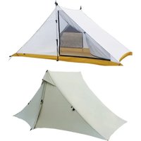 2 Person Professional Waterproof Two-sided 20D Silnylon Tent Outdoor Ultralight Camping Hiking Tent 3-4 Season Backpacking Tents