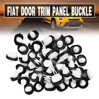 50pcs Car Clips with Washers Door Panel Clips Bumper Clips Interior Fender Screw Rivet Fastener for Fiat Ducato