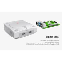 Retroflag RF Dream Case with Cooling Fan Functional Switch for RaspberryPi 5, SD Card Slot, USB, LAN and Improved HDMI Ports