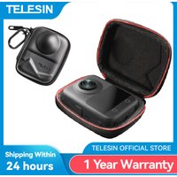 TELESIN Mini Protection Bag Brushed Half Open Quick Release Carrying Case Storage Bag For DJI OSMO 360 Camera Accessories