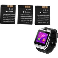 3.7V 380mAh SmartWatch Battery Rechargeable Li-ion polymer Battery For DZ09 Backup Bateria For KSW-S6 RYX-NX9 A1 Smart Watch
