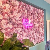 Hochzeits-Dekorative Blumenwand Künstliche Seidenblumen Wohnungsdekoration Zubehör Party-Hintergrund Fotografie-Requisiten Individuell Anpassbar