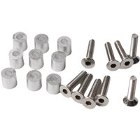 1Set 9pcs 6x6x3mm Aluminum Spacer With 9pcs M3 Screws For Prusa MK3 MK3S MK3S+ Heated Bed Spacer