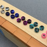 Swirl Color CNC Fingerboard Wheels Professional for Finger Skateboard Toys