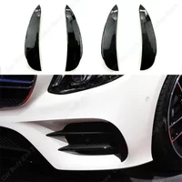 For Mercedes Benz E Class W213 S213 Front Bumper Spoiler Splitter Air Vent Fog Lamp Grille Trim E200 E220 E300 AMG E43 2016-2020