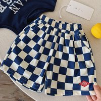 Boys Shorts 2026 Summer Children's Sports Plaid Shorts Thin Five-point Pants for Kids Toddler Casual Pants Baby Joggers Clothing