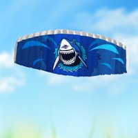 Yongjian 1.4m Double Line Soft Body Shark+30M Red Large Wire Board * 2 Pieces, Double Line Stunt Adult Parachute Kite Surfing Fli