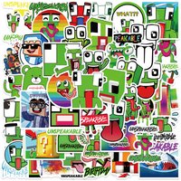 50PCS Unspeakable Stickers, Books, Toys, Notebooks, Helmets, Mobile Phone Decorations, Stickers