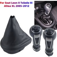 Gear Shift Knob Gaiter Boot Cover Case Lever Stick For Seat Leon II Toledo III Altea XL 2005 2006 2007 2008 2009 2010 2011 2012