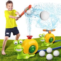 Cartoon Snail Water Sprinkler Summer Garden Lawn Water Toy Spray Water Baseball Toy for Kids Summer Backyard Lawn Pool Party Fun