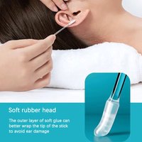 24Pc Disposable Silicone Ear Pick Remover Sticky EarWax For Kids Older Adults S/L Ear Cleaner Reusable Adhesive Earpick