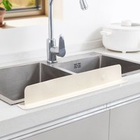 Silicone Kitchen Sink Splash Protector Anti Splash Barrier Waterproof Splatter Screen with Strong Suction Cups Gadgets for Home