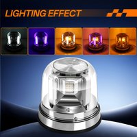 Car Strobe Light Roof Top Warning Lights Emergency Signal Lamps LED Lights Purple White Yellow LED Light Car Accessories 12-30V