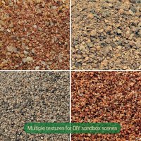 140ml/bottle Natural Railway Ballast Gravel Sand Miniature Track Stone For Model Train Layout Scene Road Paving Materials