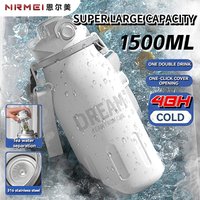 Insulated Cup 316 Stainless Steel Water Bottle Outdoor Drinking Utensil Portable Sport Vacuum Tumbler Thermal Mug with Straw
