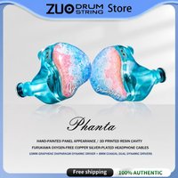 Zuo Drum String Phanta Sand 3DD Dynamic Handmade HiFi Music Monitor Studio Audiophile Stereo Bass Earphones/Kinera