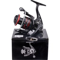 Metal Spool Reel Spinning 8kg Max Drag 5.2:1 Gear Ratio Alarm System Fishing Reel Spinning Fishing Reel