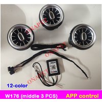 Turbine Refit For Kia Stinger W176 W117 W156 LED Dashboard Nozzle Rear Air Vent Ambient Light Modify Bluetooth APP Module