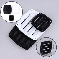 1PcsBlack/White Boat Louvered Vent Replace Square Air Vent Grill Ventilation Ducting Cover Outlet Vent For Marine RV