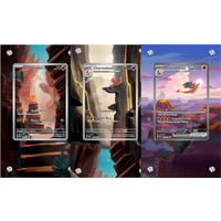 Pokemon PTCG Card Display Charizard Charmeleon Eevee Scarlet Violet 151 Self Made Anime Game Expand Gift Acrylic Protective Case