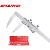 Heavy Duty Vernier Caliper 500/600mm 0.02mm Stainless Steel Vernier Caliper Gauge with Storage Box for Industrial & DIY Use