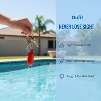 Plastic Boat Key Floating Keyring Kayak Replacement Marine Accessory for Secure Key Floatation on Water