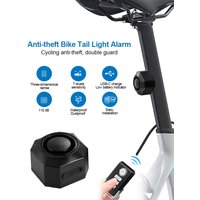 AliExpress Bicycle Vibration Alarm USB Charging Wireless Remote Control Waterproof Anti-Theft Safety Detector Suitable For Motorcycle Alarm