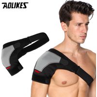 AOLIKES Shoulder Stability Brace Adjustable Shoulder Support, Light Breathable Neoprene Shoulder Support for Sport,Shoulder Pain