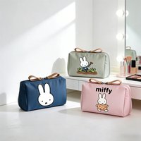 Miffys Rabbit Cosmetic Bag for Women Cartoon Storage Pouch Travel Portable Toiletry Bags Outdoor Makeup HandBag Pendant Gift
