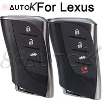 Car Shell Housing Auto Smart Key Case for Lexus 2018-2020 ES350 LC500 LC500h LS500 LS500h GX460 LS500 UX250h 3/4 Buttons