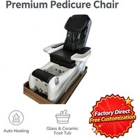 Premium Professional Electric Pedicure Chair Station Heated Foot Spa Massage Tub Hydrotherapy Nail Salon Beauty Equipment
