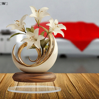 〔W〕Minimalist Luxury Mother's Day Desktop Flower Acrylic Art Decoration〔Winter1〕