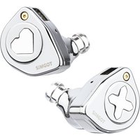 SIMGOT EW300 1DD+1Planar+1PZT Hybrydowy sterownik IEM Słuchawki HIFI z odłączanymi dyszami Posrebrzany kabel OFC IEM dla muzyka