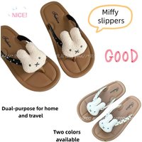 Summer Bestselling Miffy Flip-Flops | Cute IG-Style Soft Sole Thong Sandals | Sweet Cartoon Flat Slippers for Girls