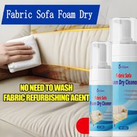 Fabric Sofa Foam Dry Cleaner Multi-Functional Cleaning Solution Clothing Stain Remover for Carpet Curtain No Water Needed Agent